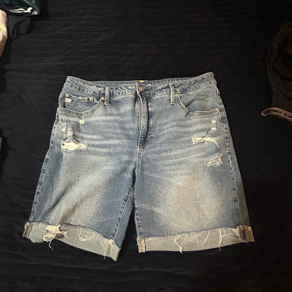 Seven7 Light Blue Denim Shorts